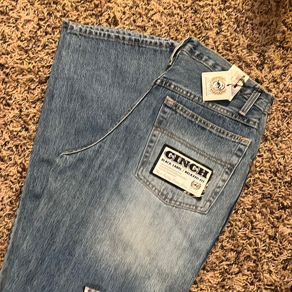 Cinch Men’s Light Blue Denim Jeans - CINCH